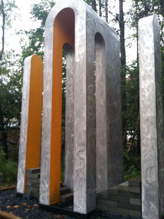 Temple, 12'x16'8', aluminum, $10,000